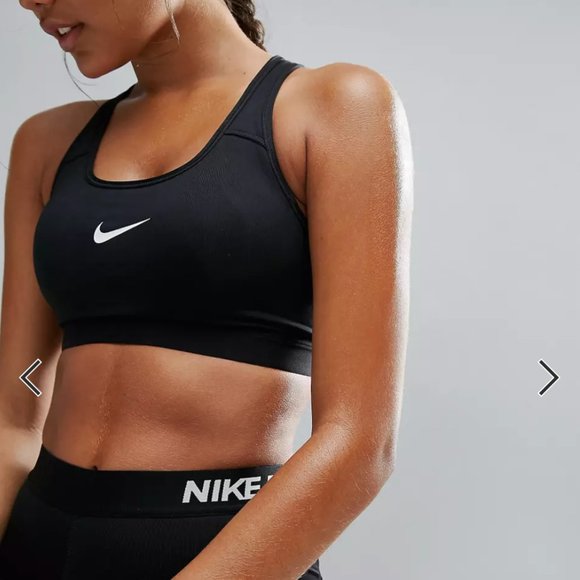 NWT Nike Pro Classic Padded Bra in Black - Picture 3 of 8